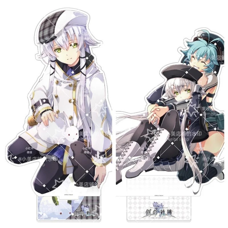 Standee anime The Legend of Heroes Kuro no Kiseki mô hình mica trang trí để bàn game Trails mô hình 