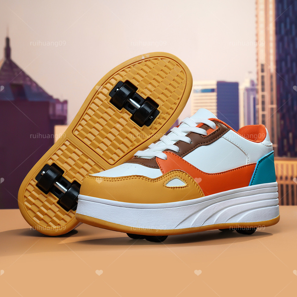 Giày Con Lăn Thời Trang Patin Bánh Xe Tháo Rời, Tăng Cường Độ Ổn Định