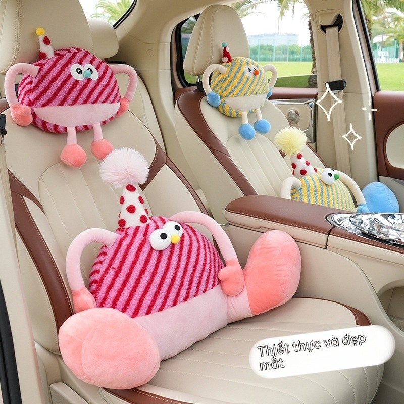 Hỗ trợ thắt lưng ô tô dễ thương|Hoạt hình sáng tạo Phim hoạt hình sáng tạo Sáng tạo Sáng tạo Sáng tạ