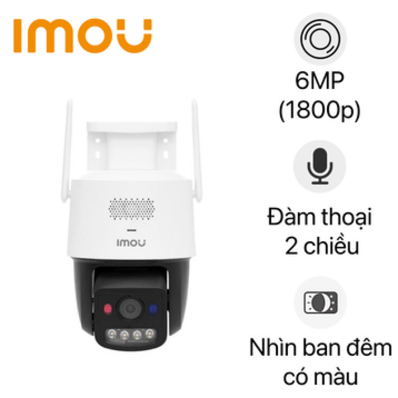 Camera IP ngoài trời 360 độ 6MP Imou Titan Pro IPC-U7LN-6V0NE