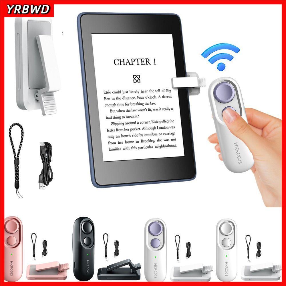YRBWD RF Remote Page Turner, Điều khiển từ xa thực tế thông minh Clicker, Không dây có dây đeo tay T