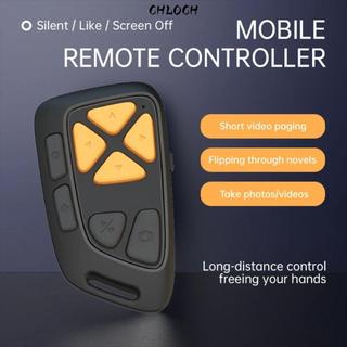 Điều khiển từ xa di động CHLOCH, Bộ điều khiển Bluetooth Video ngắn quay trang, Chụp ảnh Ứng dụng điện thoại di động Thích phát hành màn trập
