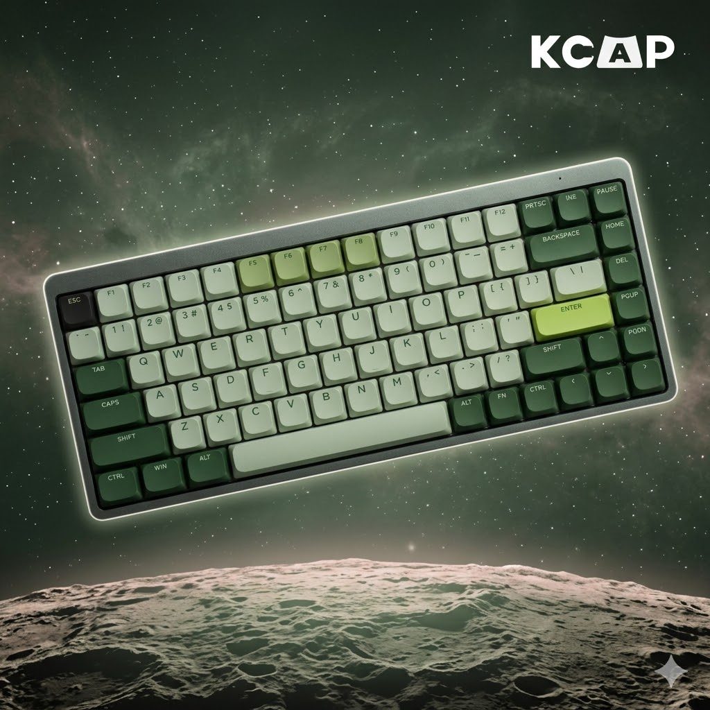 Bộ Keycap Low Profile XVX Forest Green 144 phím PBT Double Shot | KCRAFT - World of keycaps