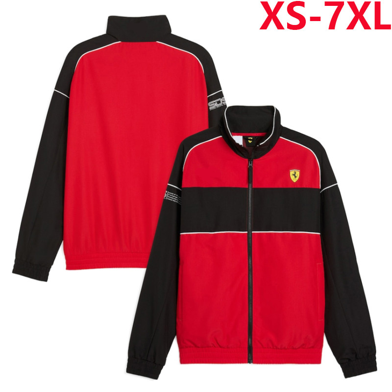 Áo khoác dài tay Unisex F1 mới 2026 + Áo khoác đội đua Ferrari F1