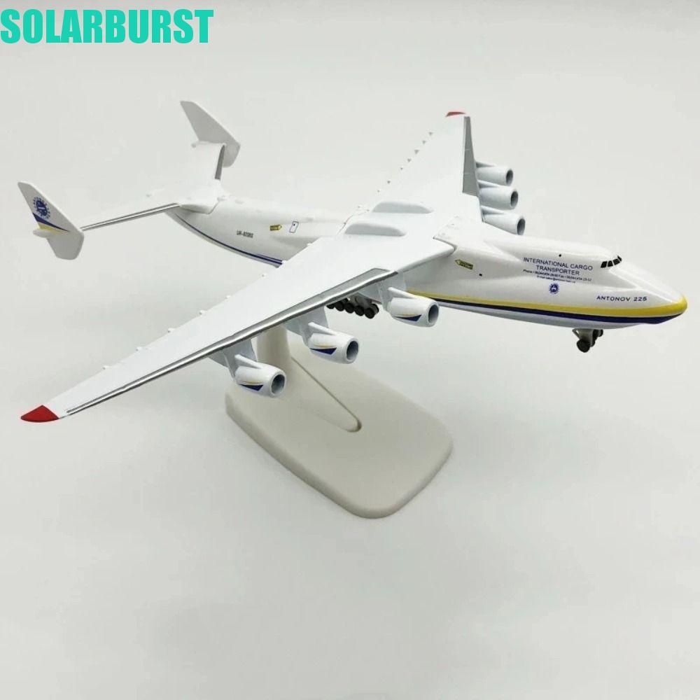 SOLARBURST Antonov an-225, 1 / 400 Cân Diecast AN225 Máy bay mô hình, Trang trí Mriya Replica 20CM M