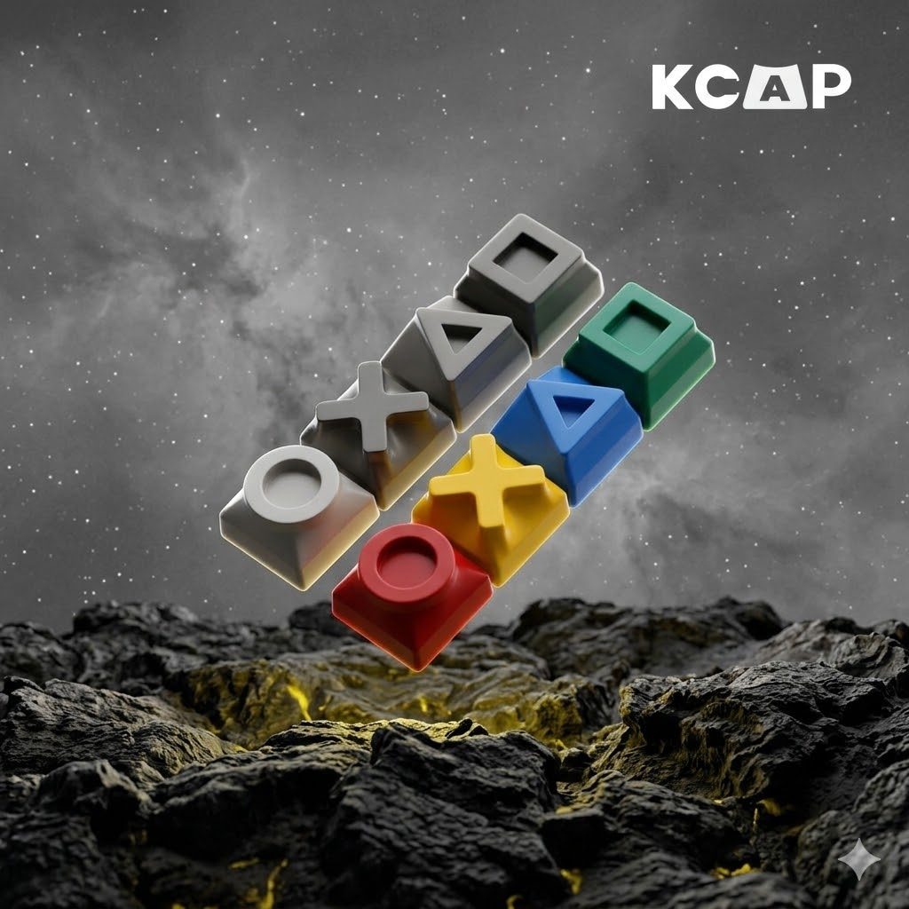 Keycap Kim Loại PlayStation Icon Metal Artisan Keycap Gaming | KCRAFT - World of keycaps
