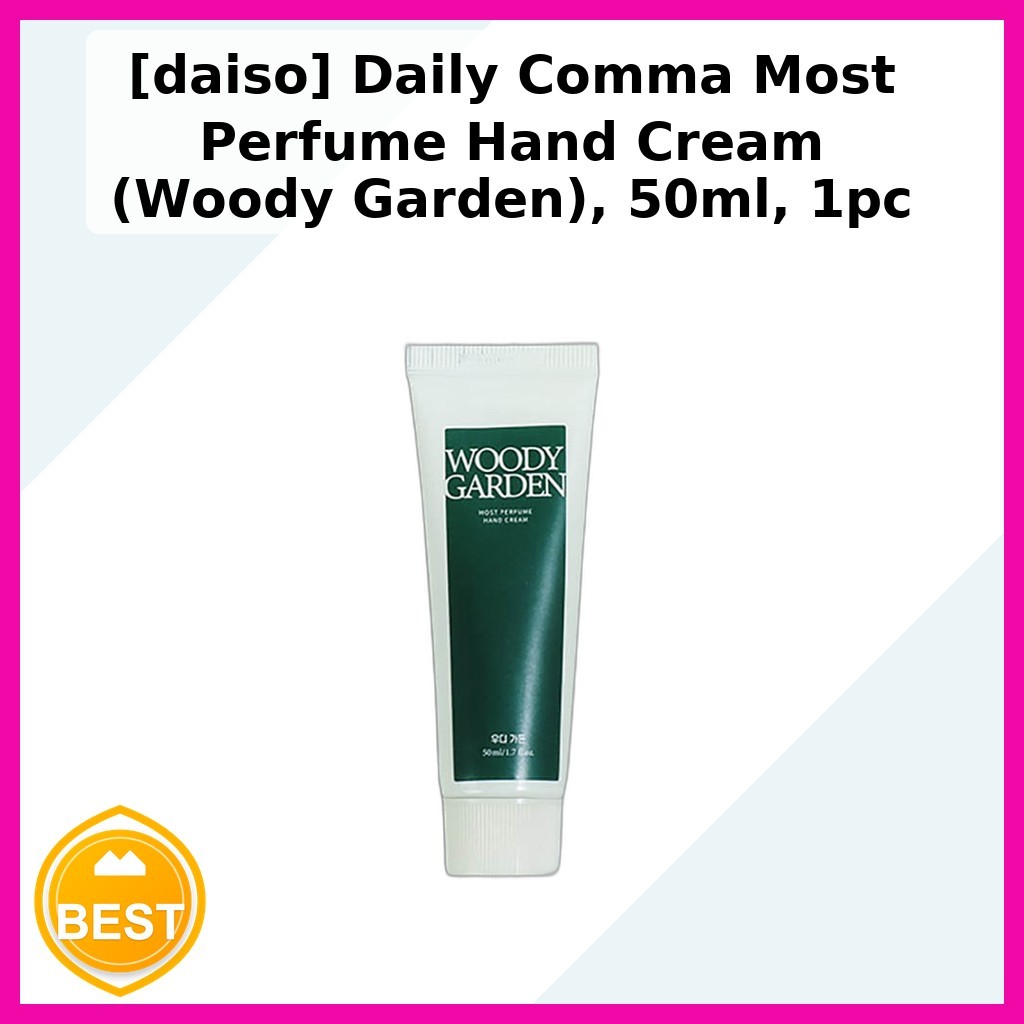 [daiso] Daily Comma Most Perfume Hand Cream (Woody Garden), 50ml, 1pc / Kem dưỡng tay Hàn Quốc của A