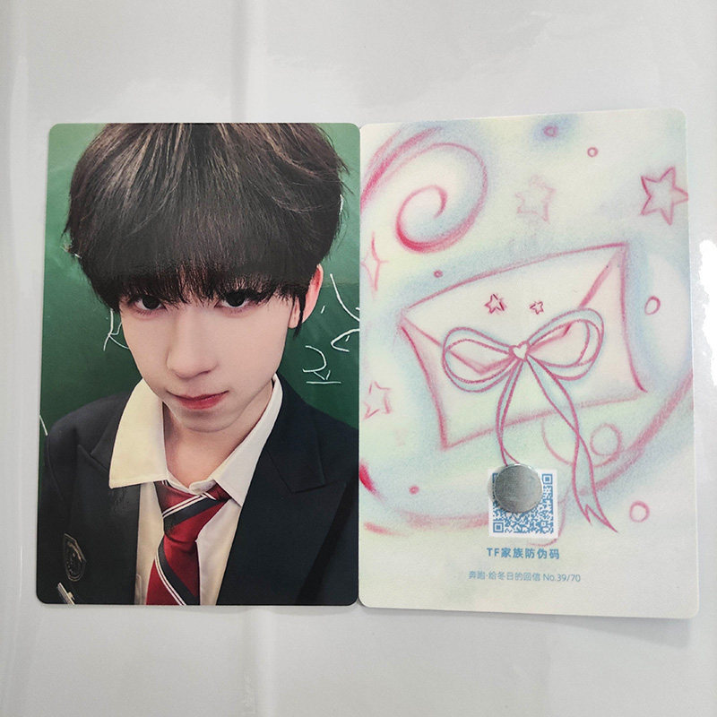[Chạy 3 Photocards] TF Family Thế hệ thứ tư Trả lời mùa đông Yang Bowen Yang Hanbo Zhang Yiran Polar