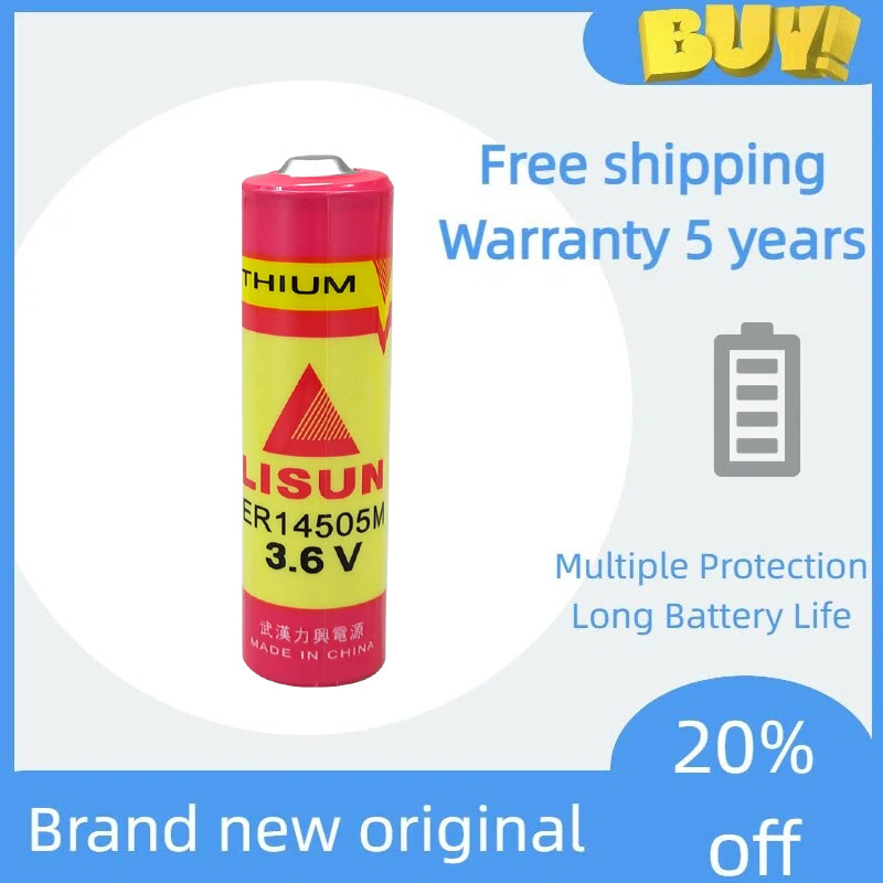 LISUN ER14505M Pin IC Card Loại 3.6V Pin Lithium ER14505H Pin Đồng Hồ Đo Nước Chuyên Dụng Mới