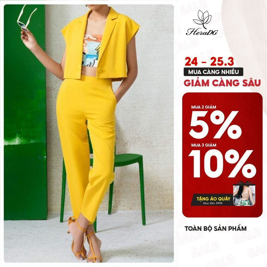 Quần dài ống côn HeraDG - STBA019Q