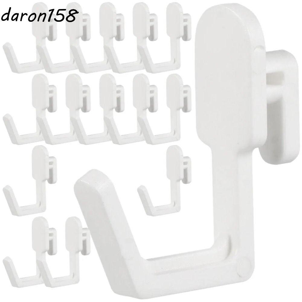 GREX 10 Cái Peg Board Hook, Đen / Trắng / Xám J Shape Hole Board Hook, Nhựa Tiện Ích Chịu Lực Treo T