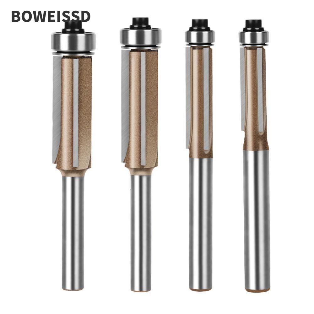 BOWEISSD Trim Router Bits, Top Bearing Professional Flush Trim Bits, Phụ kiện 1 / 4 "Shank Woodworki
