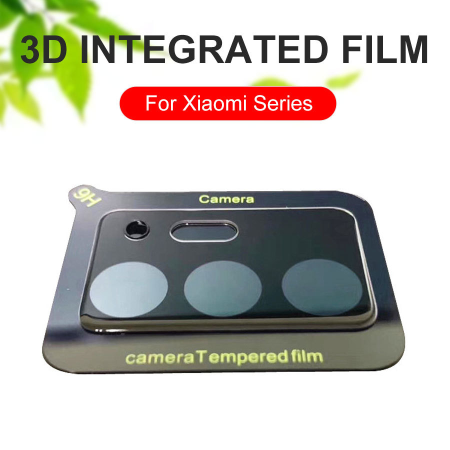 Kính Cường Lực 3D Bảo Vệ Camera Sau Cho Điện Thoại Xiaomi 10 11 12 13 T Pro 14 Note 9s 10 A 13 C Pro