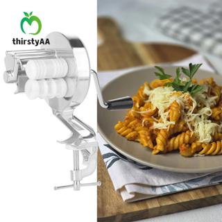 Máy làm mì ống thủ công THIRSTYAA, Máy ép tay quay Macaroni Máy làm, Hợp kim nhôm chuyên nghiệp Tiết kiệm nhân công Máy Fettuccine tiện dụng
