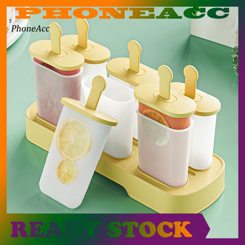Bpa Free Ice Pop Mold Popsicle Mold Ice Pop Maker Bpa Free Multi-compartment Khay silicon dễ dàng th