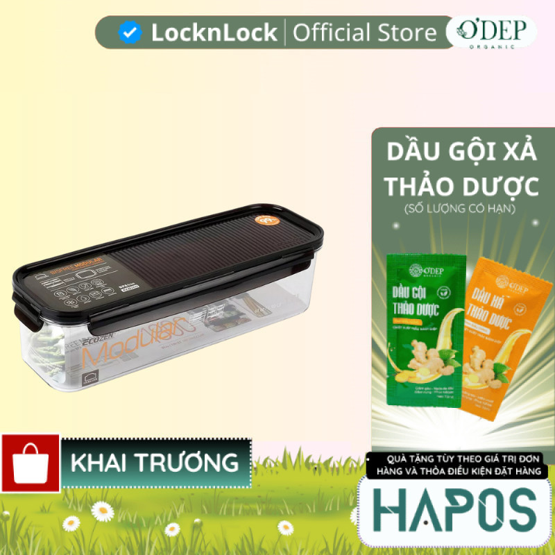 Hộp bảo quản thực phẩm LocknLock Bisfree Modular dung tích 1.8L Chính hãng BF410 - HAPOS LMK