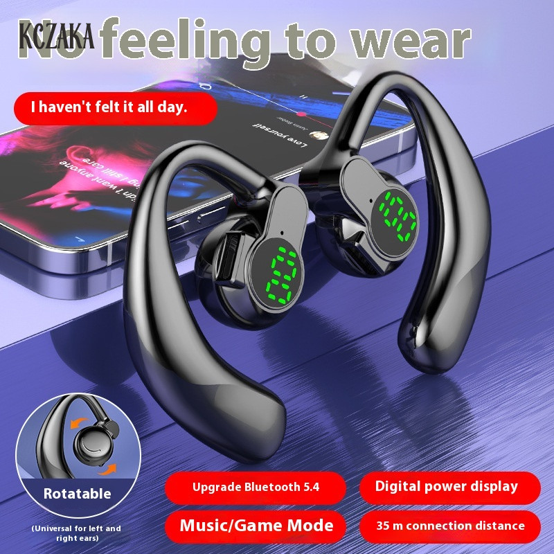 Tai nghe Bluetooth móc tai trái và thể xoay được với tuổi thọ pin siêu dài