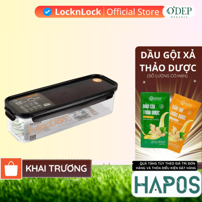 Hộp bảo quản thực phẩm LocknLock Bisfree Modular dung tích 1.8L Chính hãng BF410   - HAPOS HOF