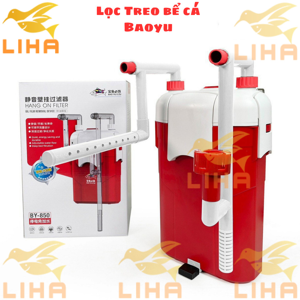 Lọc Treo Baoyu BY-650 BY-850 BY1200 - Lọc Treo Cho Bể Cá Cảnh