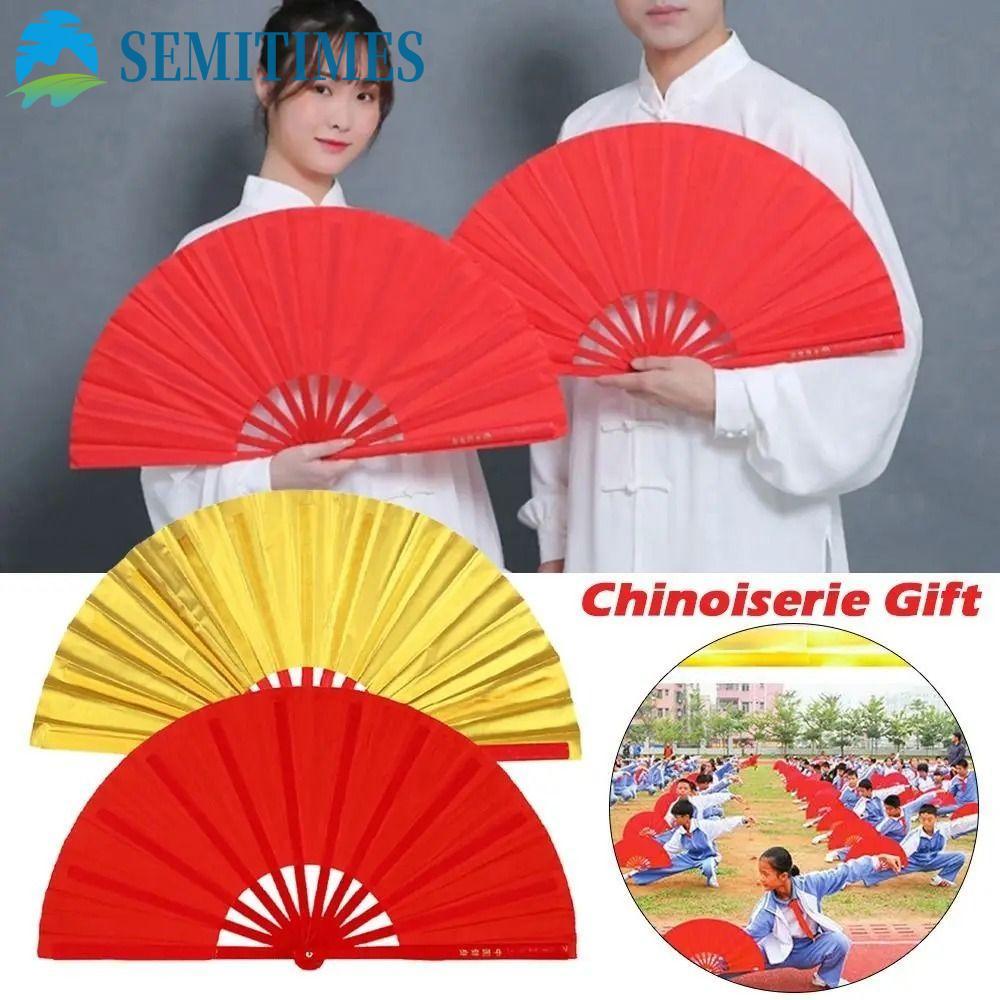 Quạt Kung Fu LUNAEDGE, Quạt Xương Nhựa Di Động 8 Inch, Chống Đỡ Ảnh DIY Cổ Điển Bền Tai Chi Fan Danc