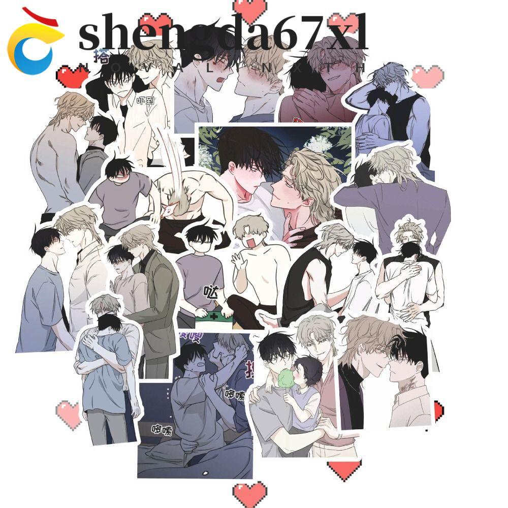 SHENGDA Hàn Quốc BL Manwha Jinx Sticker, BL Manwha Joo Jaekyung Joo Jaekyung Joo Jaekyung Manga Dán,