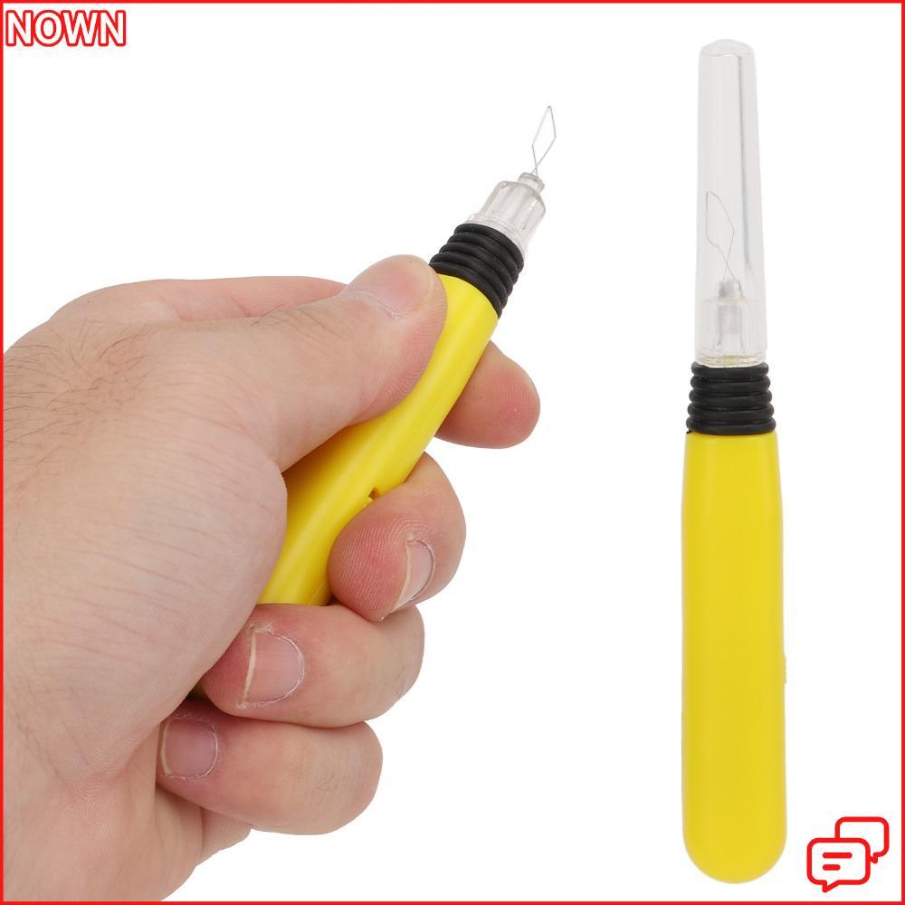 WUXIA LED Needle Threader, Nhựa Vàng Chiếu Sáng Threader, Dụng Cụ May Chạy Bằng Pin 5.5 Inch Dễ Dàng