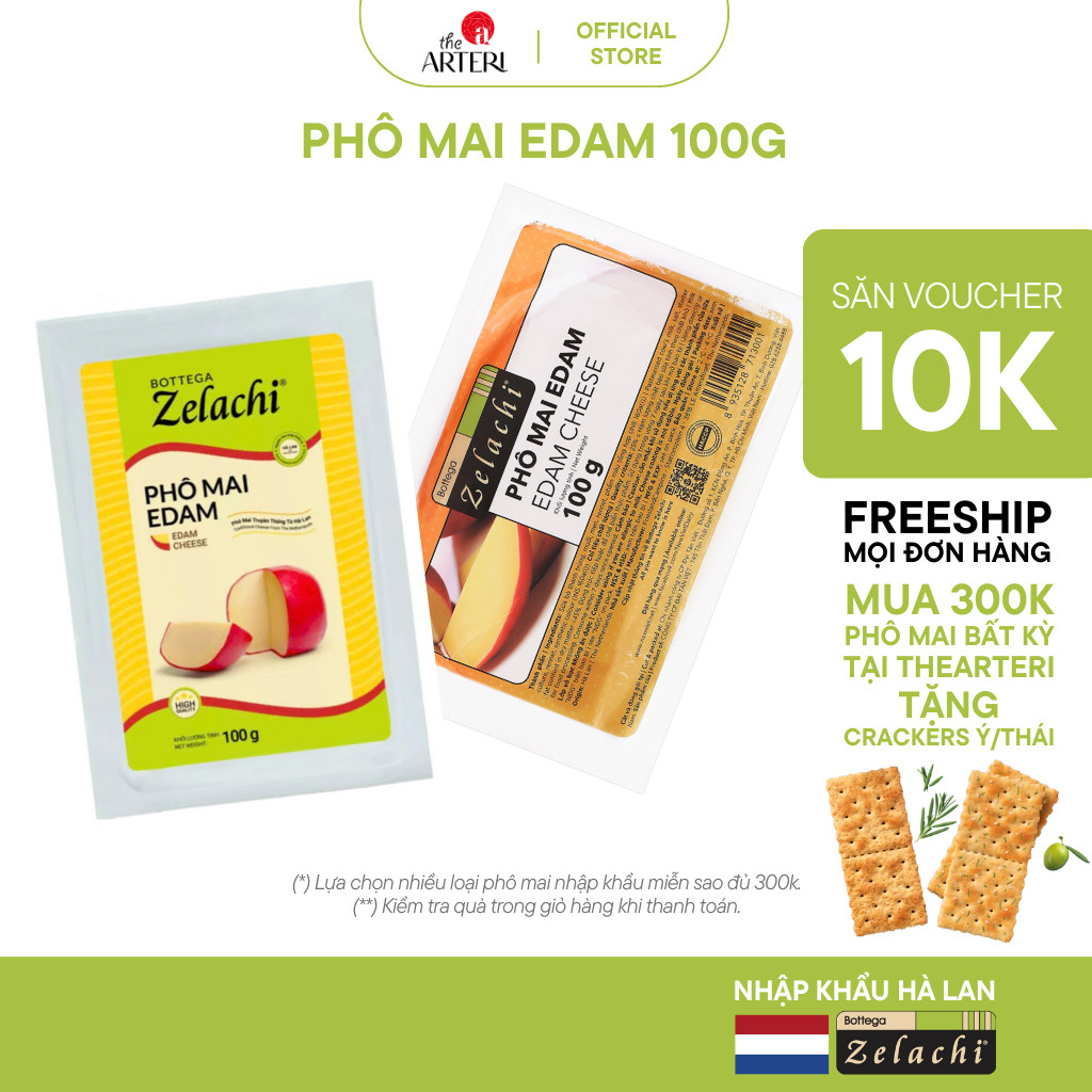 Phô Mai Edam Bottega Zelachi 100g