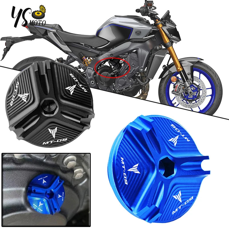 Dành Cho Xe Yamaha MT09 mt 09 MT09 SP 2013-2022 2021 2020 2019 Phụ Kiện Xe Máy CNC Nhôm Động Cơ Dầu 