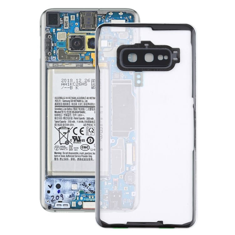 Dành Cho Samsung Galaxy S10e / G970F / DS G970U G970W SM-G9700 Ốp điện thoại Pin Trong Suốt Có Nắp Ố