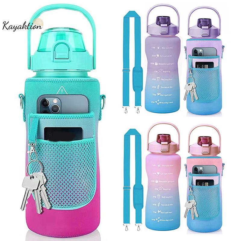 Kayaktion Túi đựng chai nước cầm tay có túi đựng điện thoại cho máy hút sữa Stanley 64oz có tay cầm 