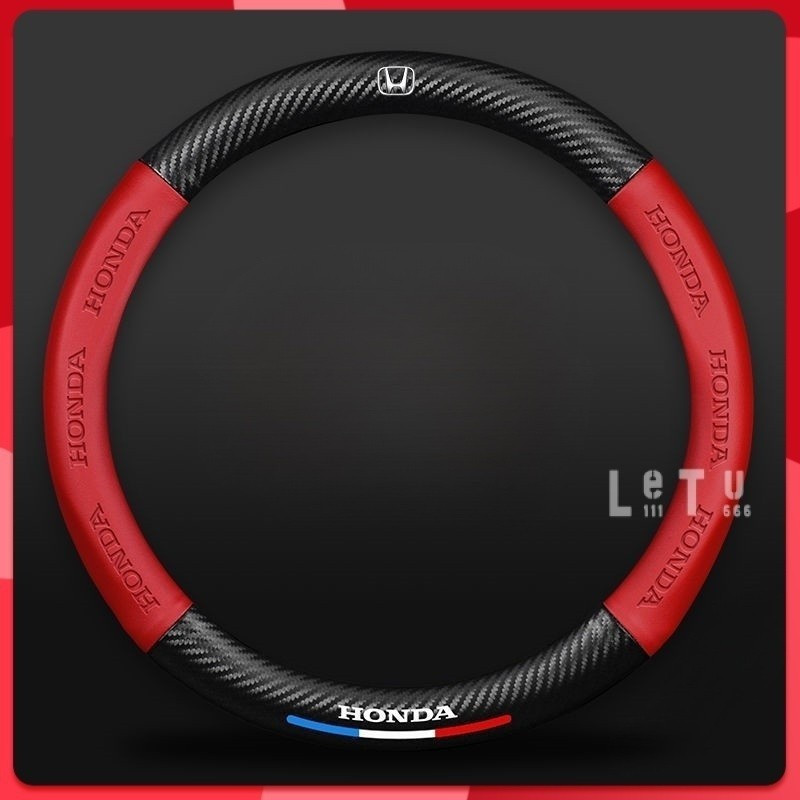 Bọc vô lăng bằng da PU ô tô Honda HRV Fit City Civic và Accord CRZ