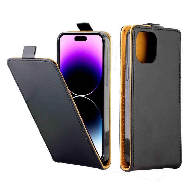Ốp điện thoại da lật dọc thả hàng có khe cắm thẻ cho iPhone Air / iPhone 17 / iPhone 17 Pro / iPhone