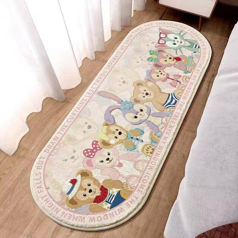 Floor Mat StellaLou Carpet Cartoon Children's Room Bedroom and Household Cashmere Girl Bedside Cute 