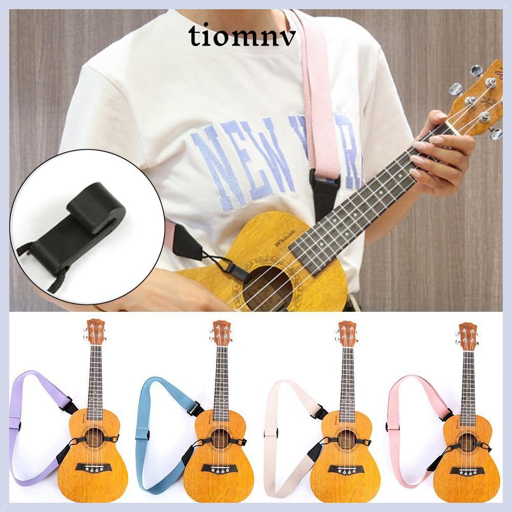 Dây đeo đàn Ukulele TIOMNVVN Dây đeo cổ Nylon 7 màu Thắt lưng có thể điều chỉnh