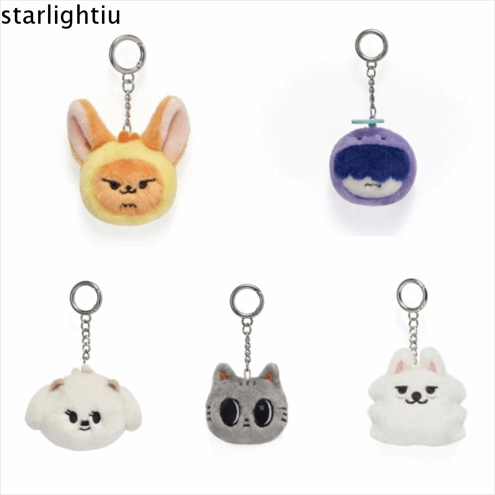 ONLYES PPULBATU Móc khóa sang trọng, Búp bê nhồi bông hoạt hình TXT, Móc khóa động vật nhồi bông Kpo