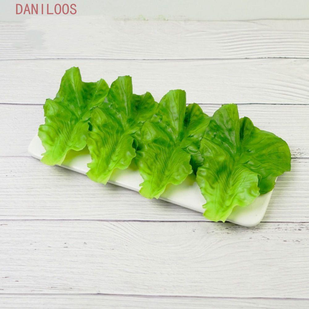 DANILOOS Lettuce Leaves DIY 1 Chiếc Giả Xanh Giả Thực Tế Rau Mẫu