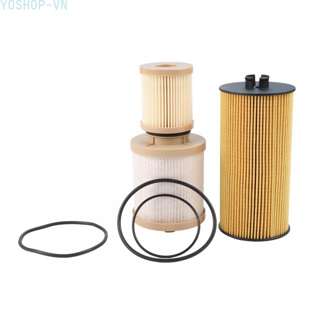 [Ysp]6.0L Oil Filter Kit Hassle-free Replacement Oil Filter Powerstroke Diesel Filter