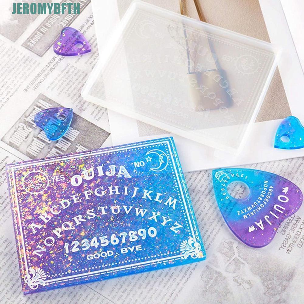JEROMYBF Nhựa Đúc Khuôn Trang Trí Nhà Trang Sức Làm Silicon Gothic Handmade DIY Ouija Board