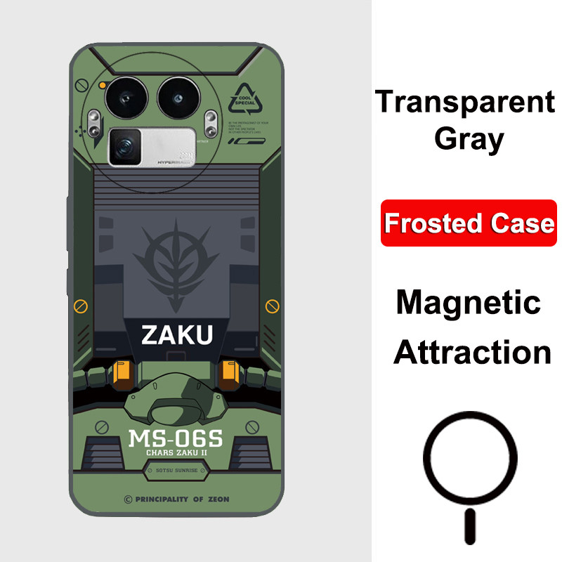 Dành Cho OPPO Realme GT8 Pro Ốp Điện Thoại Từ Tính Realme GT 8 Pro 5G Trong Suốt Mờ Màu Xám TPU Sili