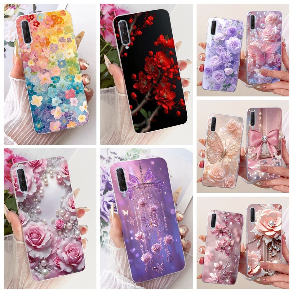 Ốp Lưng Cho Huawei Y9s P Smart Pro 2019 Vỏ STK-L21 STK-LX3 STK-L22 Vỏ Điện Thoại Mới Phong Cách Hoa 