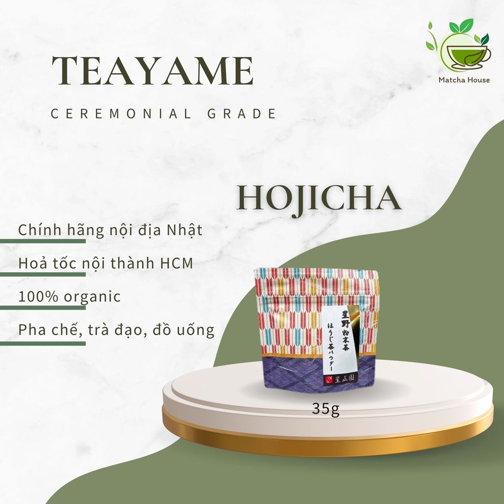 Bột Teayame Gyokuro, Hojicha Cấp Nghi Thức Nội Địa Nhật