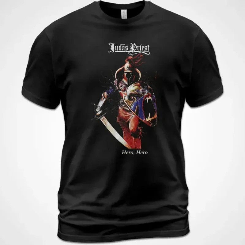 Áo thun Cotton Judas Priest Hero Ian Hill Rob Halford Glenn Tipton Album