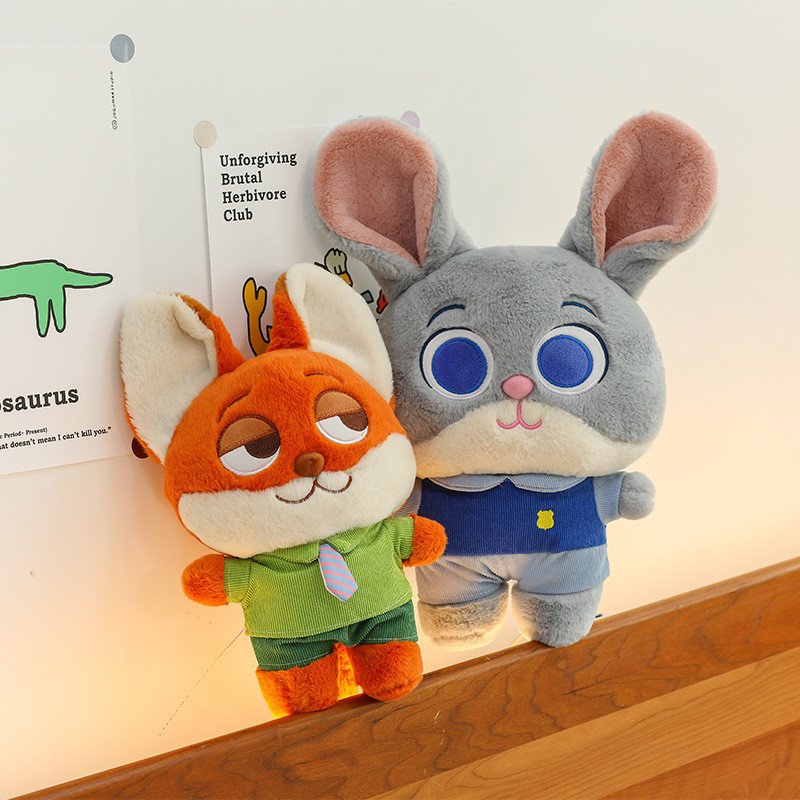 Zootopia Fox Đồ chơi sang trọng Búp bê thỏ Judy Gối