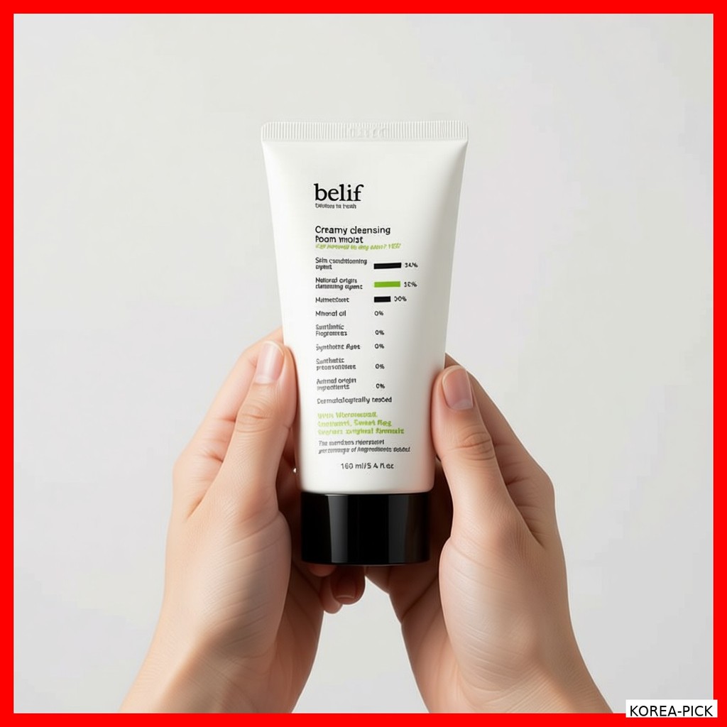 [Belif] Bọt làm sạch kem dưỡng ẩm 160 ml / Sữa rửa mặt / Sữa rửa mặt Hàn Quốc của KOREA-PICK