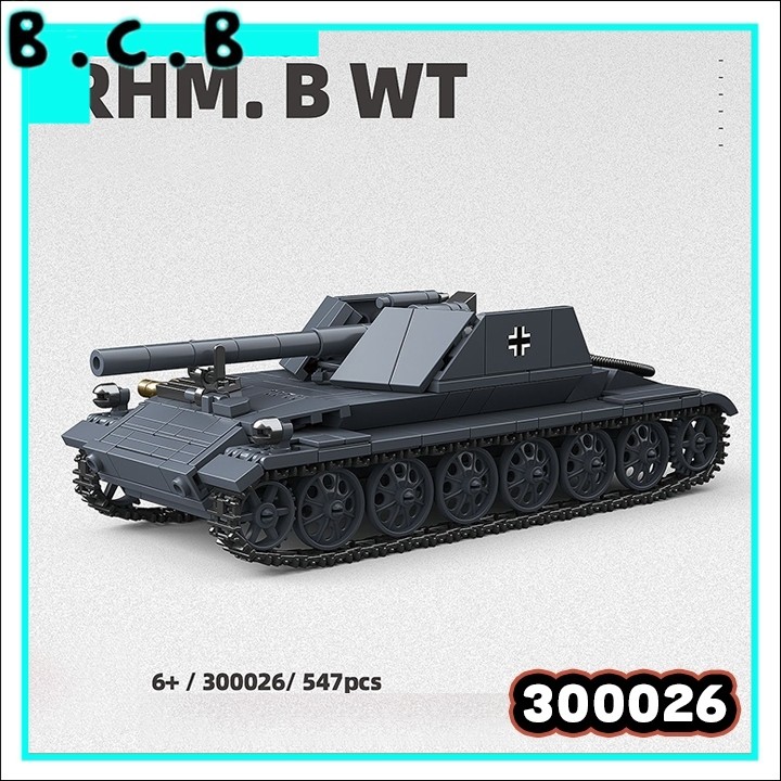 Mô hình Xe Tank RHM Mô hình Tank Quân sự Hạng Nhẹ Thế Chiến 300026