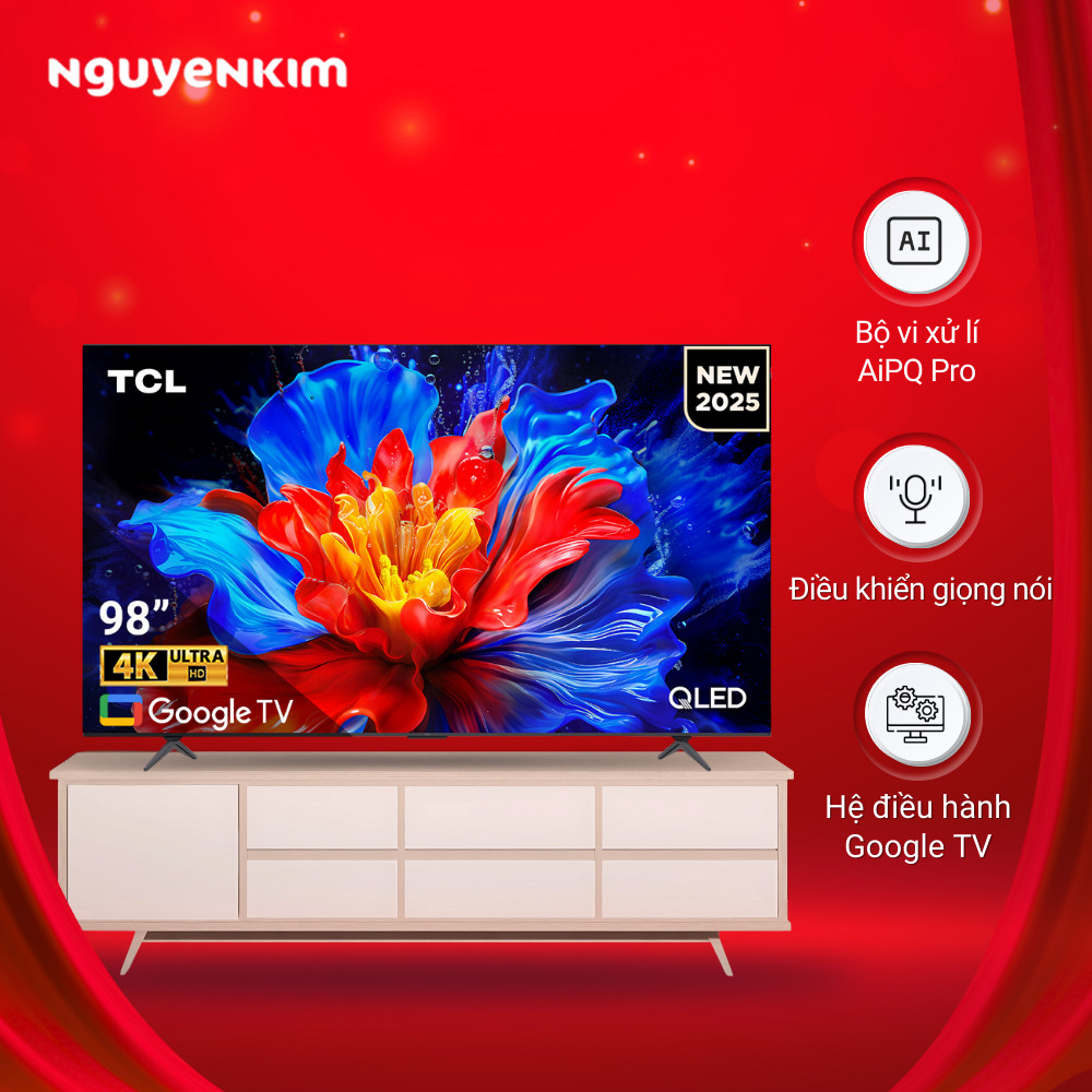Smart Tivi QLED TCL 4K 98 inch 98P8K