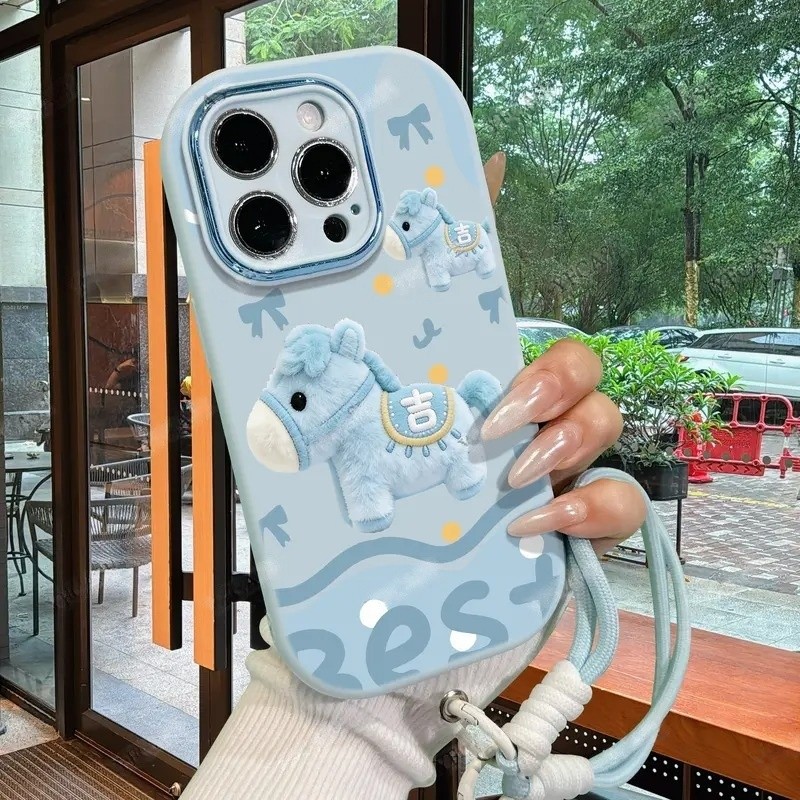 ốp lưng iphone Ngựa may mắn Cho iPhone 17  16 Promax 15 11 12 13 14plus xr xsmax 16plus JSXPM | BigBuy360 - bigbuy360.vn
