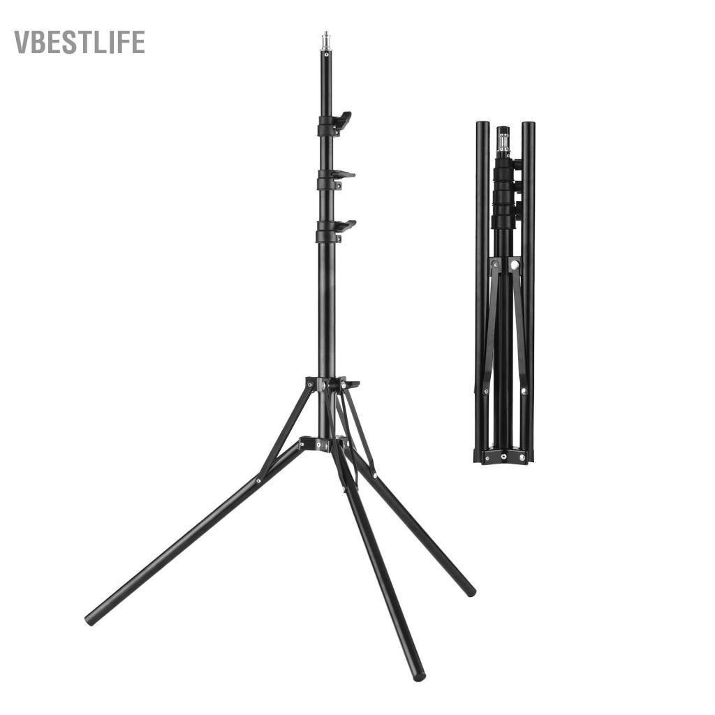 VBESTLIFE Chân đèn chụp ảnh Vòng kim loại chân máy ánh sáng Stuido 200cm/ 78,7in Chiều cao tối đa vớ