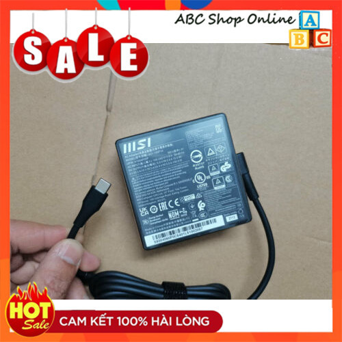 Sạc MSI Summit E16 Flip Evo A12MT-009 A12UCT A21-100P1A A100AP05P P15 A12 E16 MS-16S8 100W Type-C