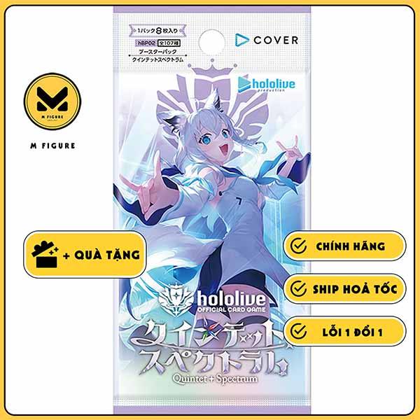 THẺ BÀI Hololive OFFICIAL CARD GAME - Booster Pack Quintet Spectrum PACK CARD CHÍNH HÃNG